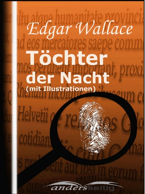 Upplýsingar um Töchter der Nacht (mit Illustrationen) eftir Edgar Wallace - Biðlisti